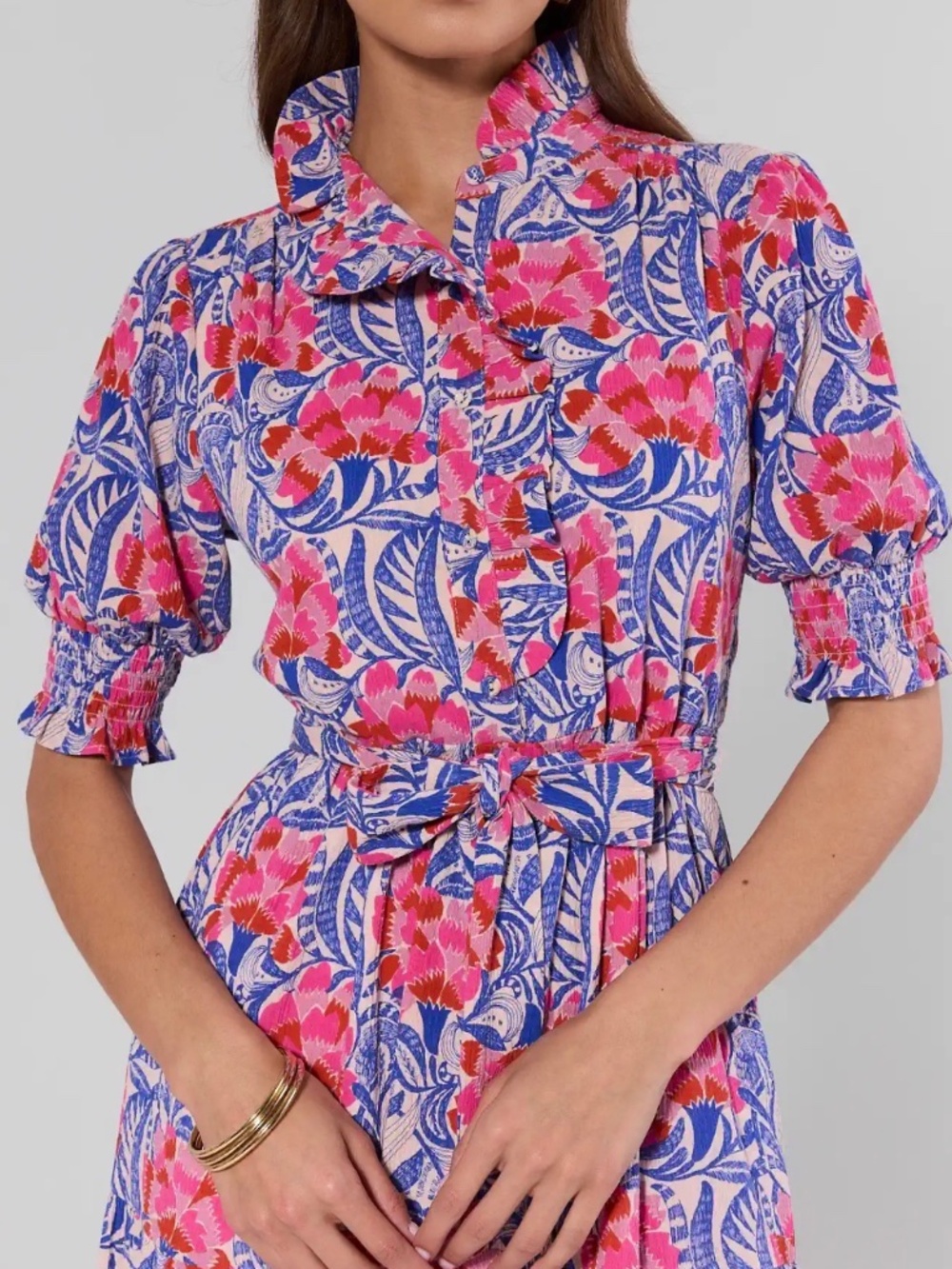 AVARA Tammy Floral Midi Dress / Size XL / Sold out online
